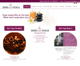 Shriyogavietnam.com(Mstyle: Hệ Thống Cửa Hàng đồ Tập Gym) Screenshot