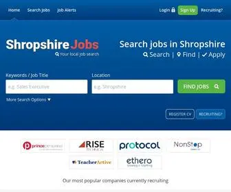 Shropshire-Jobs.co.uk Screenshot