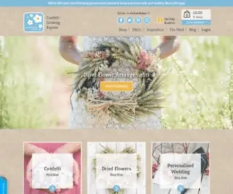 Shropshirepetals.com(Shropshire Petals Confetti Biodegradable Wedding Confetti) Screenshot