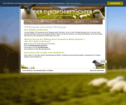 Shropshirezuechter.de(Der Shropshirezuechter) Screenshot