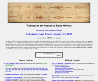 Shroud.com(The Shroud of Turin Website) Screenshot