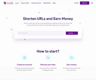 SHRTFLY.com(Free URL Shortener) Screenshot