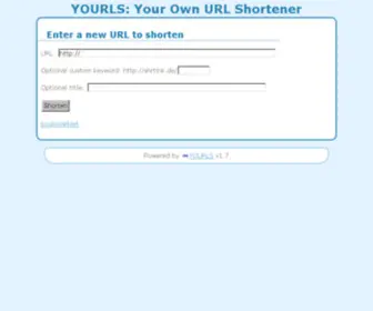 SHRTLNK.de(SHRTLNK) Screenshot