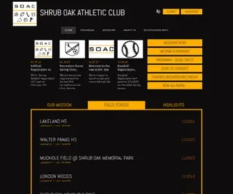 Shruboakac.org(Shrub oak athletic club) Screenshot