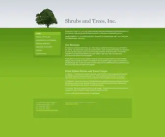 Shrubsandtreesinc.com(Shrubs and Trees) Screenshot