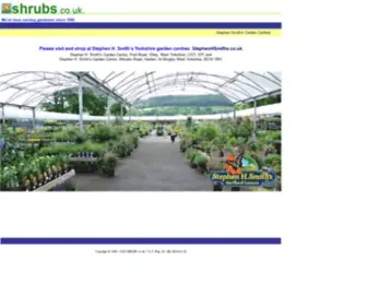 Shrubs.co.uk(Trees and Shrubs) Screenshot