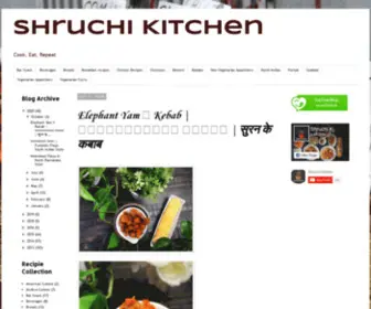 Shruchikitchen.com(Shruchi Kitchen) Screenshot