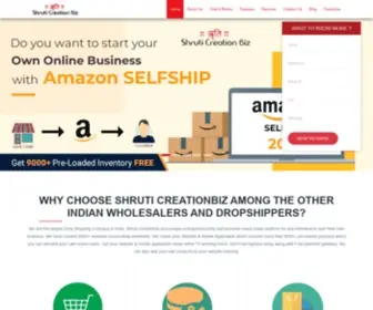 Shruticreationbiz.com(Best Dropshipping Business India) Screenshot