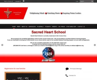 Shsav.org(Sacred Heart School) Screenshot