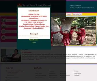 SHSchianki.com(Sacred Heart School) Screenshot