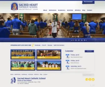 SHSchool.org(Sacred Heart Catholic School) Screenshot