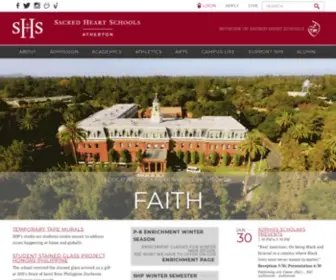 SHSchools.org(A Top Catholic Private School) Screenshot