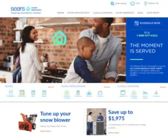 SHS.com(Sears Home Services) Screenshot