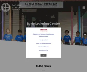 SHsmaui.org(Sacred Hearts School) Screenshot