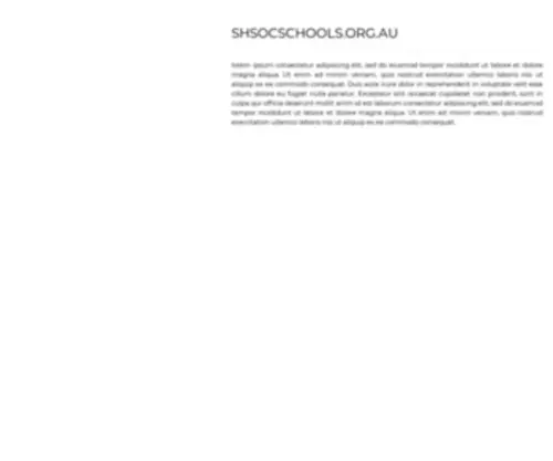 ShsocPlacement.org.au(SHS & OC Placement Unit) Screenshot