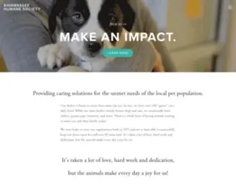 SHspets.org(Shiawassee Humane Society) Screenshot
