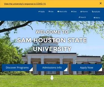 Shsu.net(Sam Houston State University) Screenshot