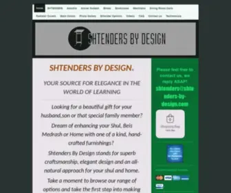 Shtenders-BY-Design.com(Custom made Shtenders By Shtenders By Design) Screenshot