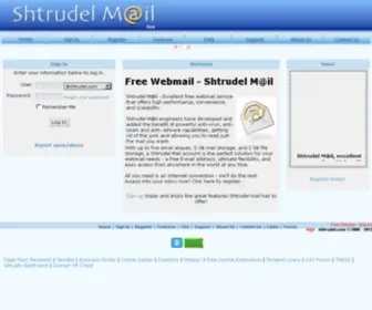 SHtrudel.com(Free Webmail) Screenshot
