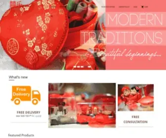 ShuangXile.com(Singapore Chinese Wedding Shop) Screenshot