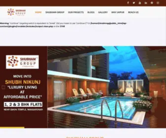 Shubham-Group.in(Luxury Flats for sale in Jaipur) Screenshot