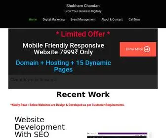 Shubhamchandan.com(Grow Your Business Digitally) Screenshot