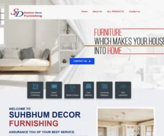 Shubhamdecorfurnishing.in(SHUBHAM DECOR) Screenshot