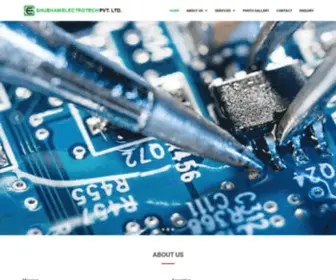 Shubhamelect.com(Printed Circuit Boards) Screenshot