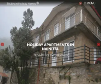 Shubhamholidayhomes.com(Nainital holiday home) Screenshot