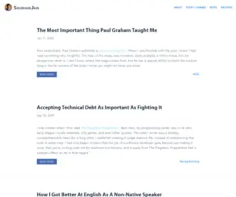 Shubhamjain.co(Shubhamjain) Screenshot