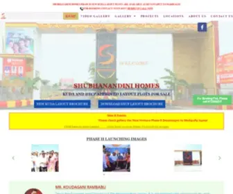 Shubhanandinihomes.com(KUDA AND DTCP APPROVED LAYOUT PLOTS FOR SALE) Screenshot