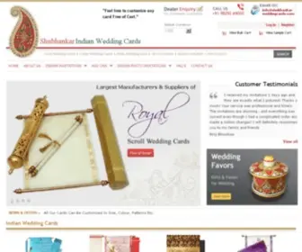 Shubhankarweddingcards.com(Indian Wedding Cards) Screenshot