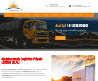 Shubharambh-Logistics.com(Shubharambh Logistics Private Limited (SLPL)) Screenshot