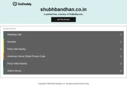 Shubhbandhan.co.in(Shubh Bandhan) Screenshot