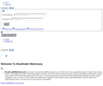 Shubhlabhmatrimony.com(Matrimonial in patna) Screenshot