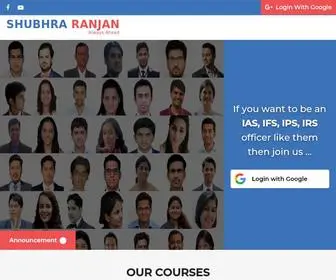 Shubhraranjan.com(Shubhra viraj edutech private limited ias academy) Screenshot