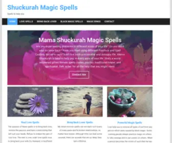 Shuckurahmagicspells.com(Shuckurahmagicspells) Screenshot