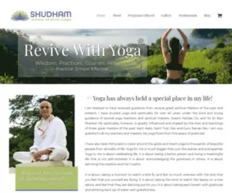 Shudham.org(Shudham Yoga) Screenshot