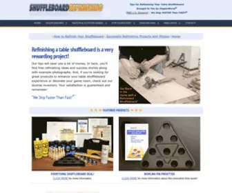 Shuffleboardrefinishing.com(Table Shuffleboard Refinishing) Screenshot