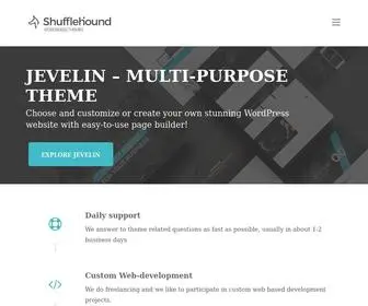 Shufflehound.com(WordPress Developers) Screenshot