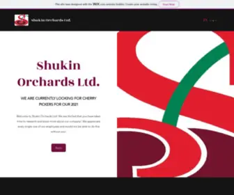 Shukinorchards.com(Shukin Orchards Ltd) Screenshot