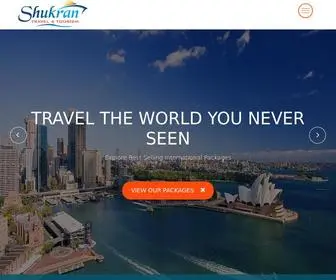 Shukrantravels.com(Shukran Travels) Screenshot