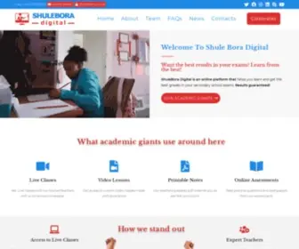 Shulebora.com(Quality Education) Screenshot