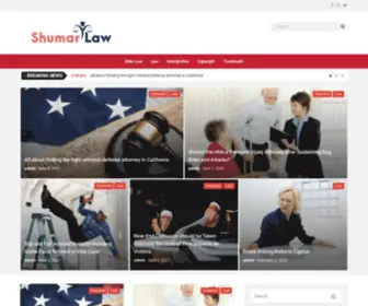 Shumarlaw.com(Law Blog) Screenshot