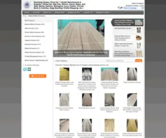 Shunfang-Veneer.com(Natural Wood Veneers No.1 Manufacturer & Supplier from China) Screenshot