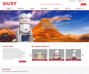 Shunkycrusher.com(Crusher Machine) Screenshot