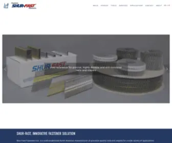 Shur-Fast.com(Shur-Fast Fasteners) Screenshot