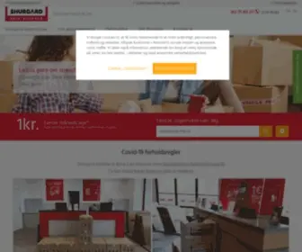 Shurgard.dk(Opbevaring og opmagasinering i København) Screenshot