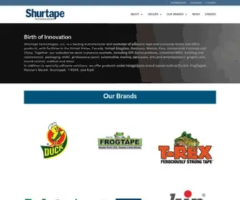 Shurtapetech.com(Shurtape Technologies) Screenshot