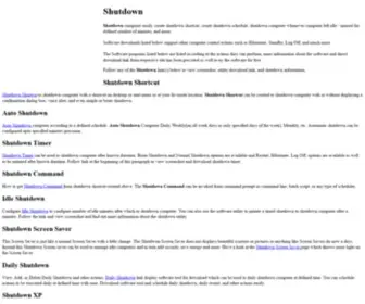 Shutdown.cc(Shutdown Shortcut) Screenshot